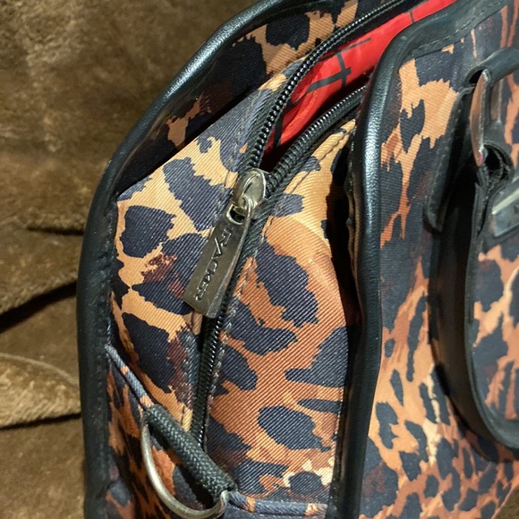 Leopard Print Tracker Laptop Bag - Picture 3 of 6